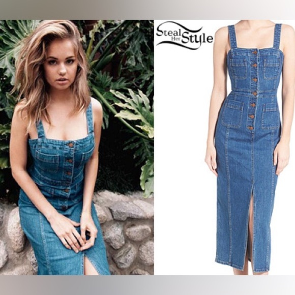 Madewell Dresses & Skirts - Madewell Dungaree Denim Dress Size 0